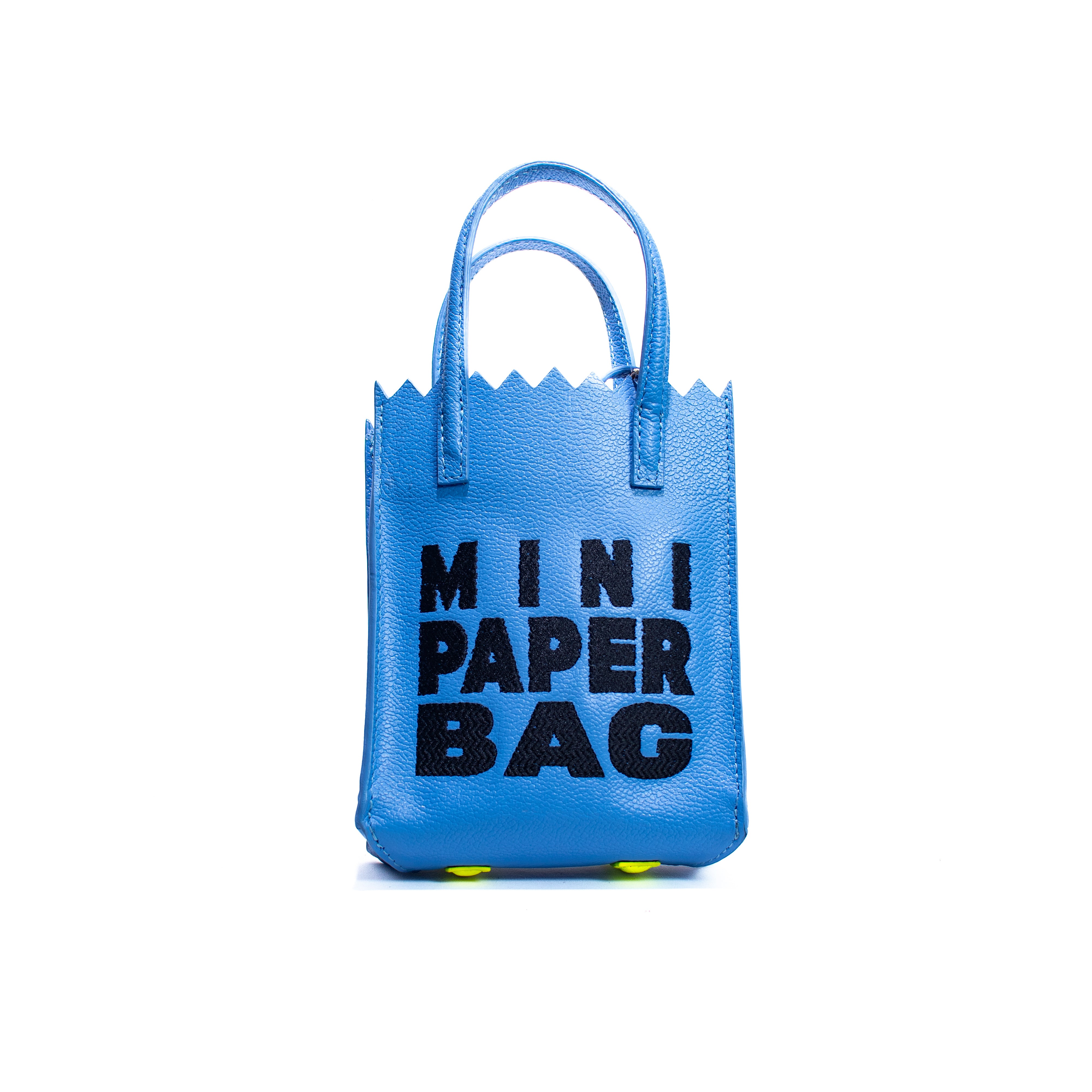 Mini Paper Bag - Azul Cerúleo