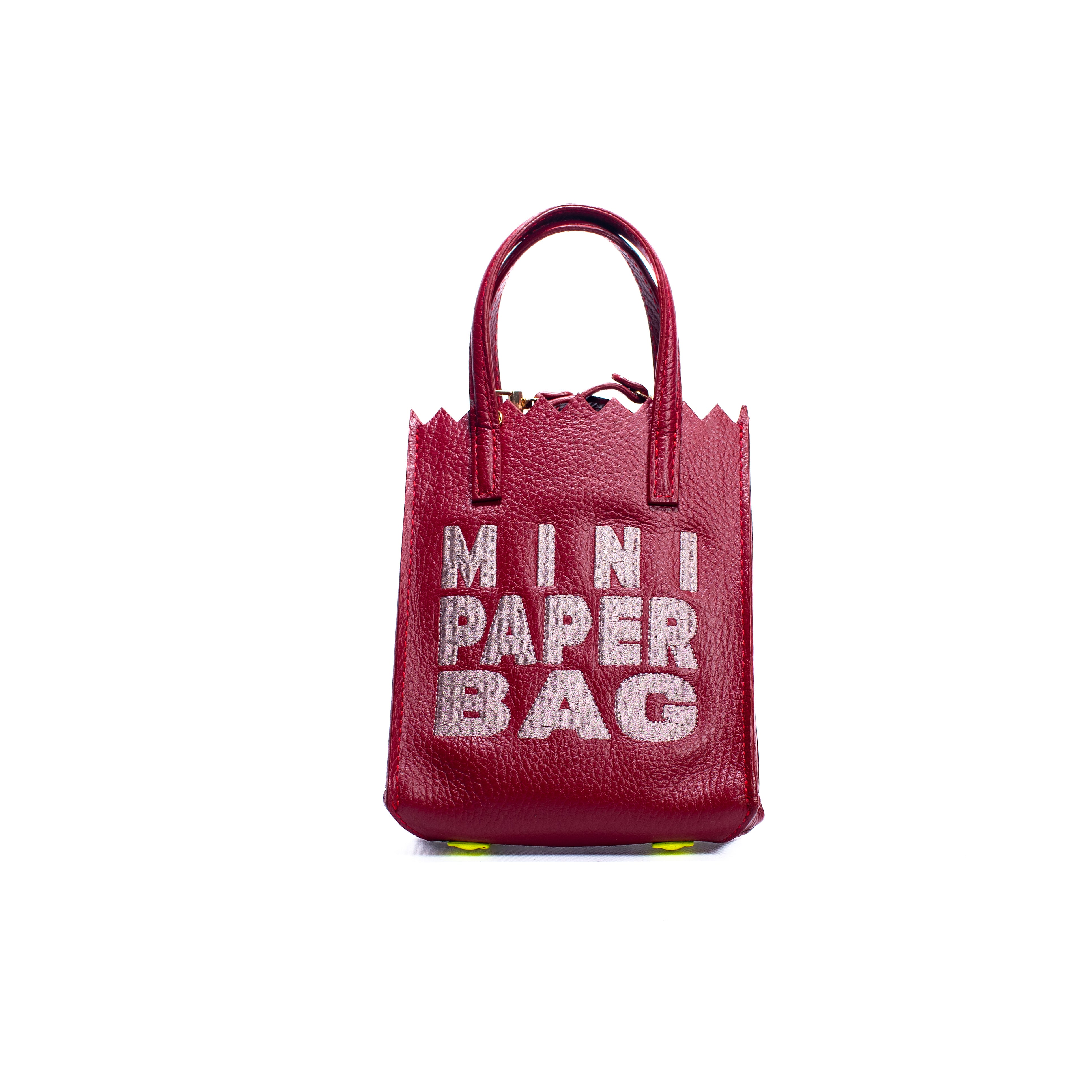 Mini Paper Bag - Burdeos X Rosa