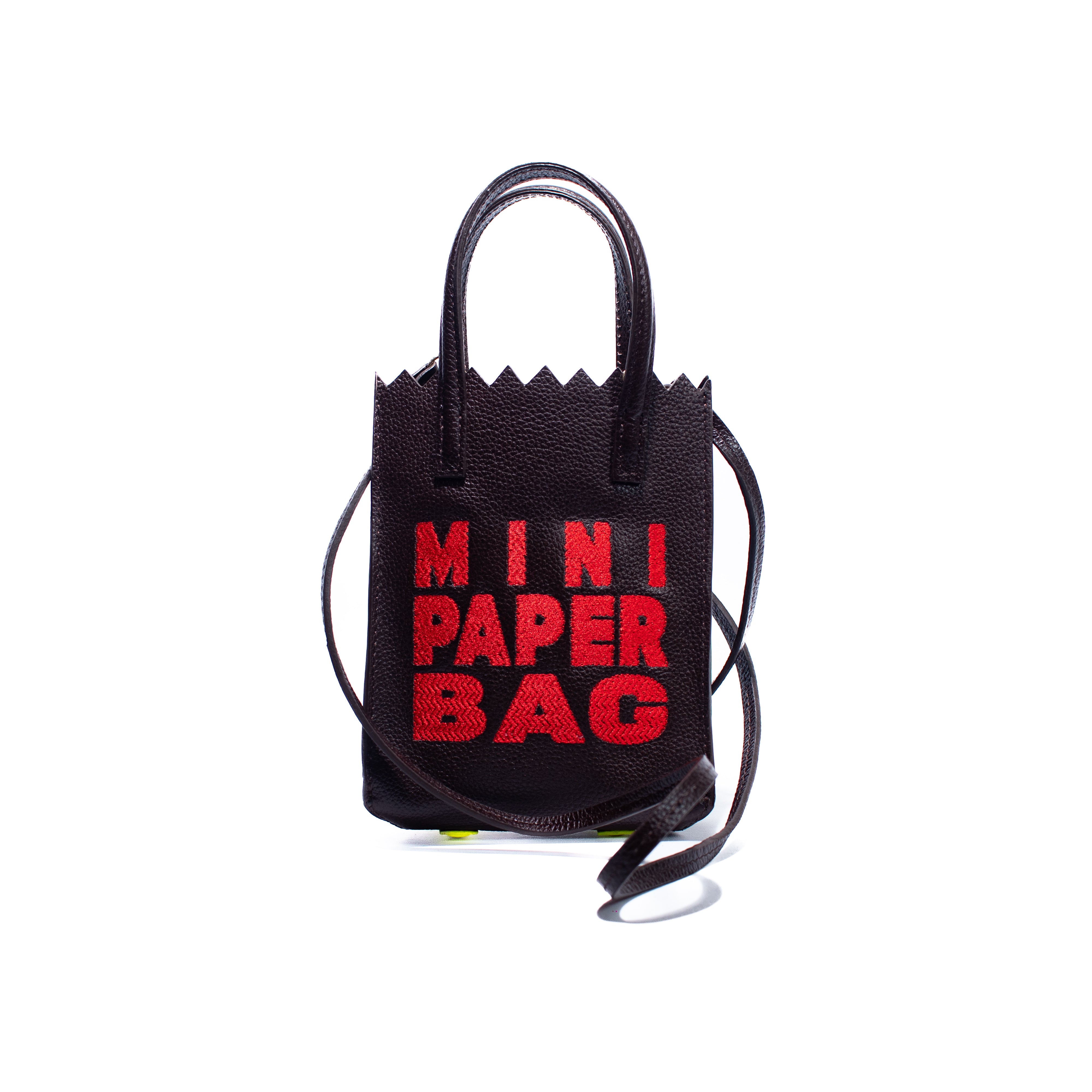 Mini Paper Bag - Chocolate x Rojo