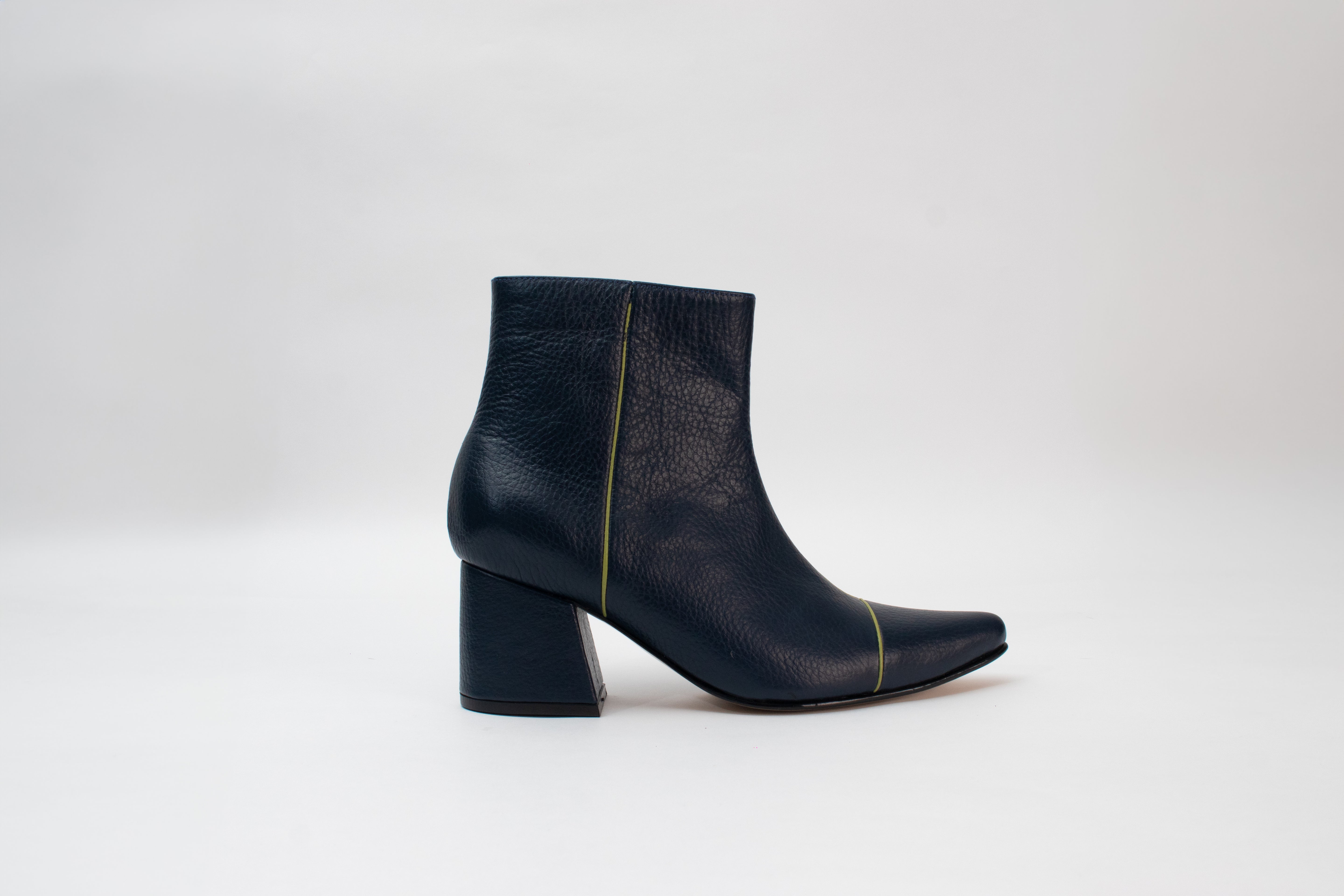 ANKLE boots - Navy blue x pistacho