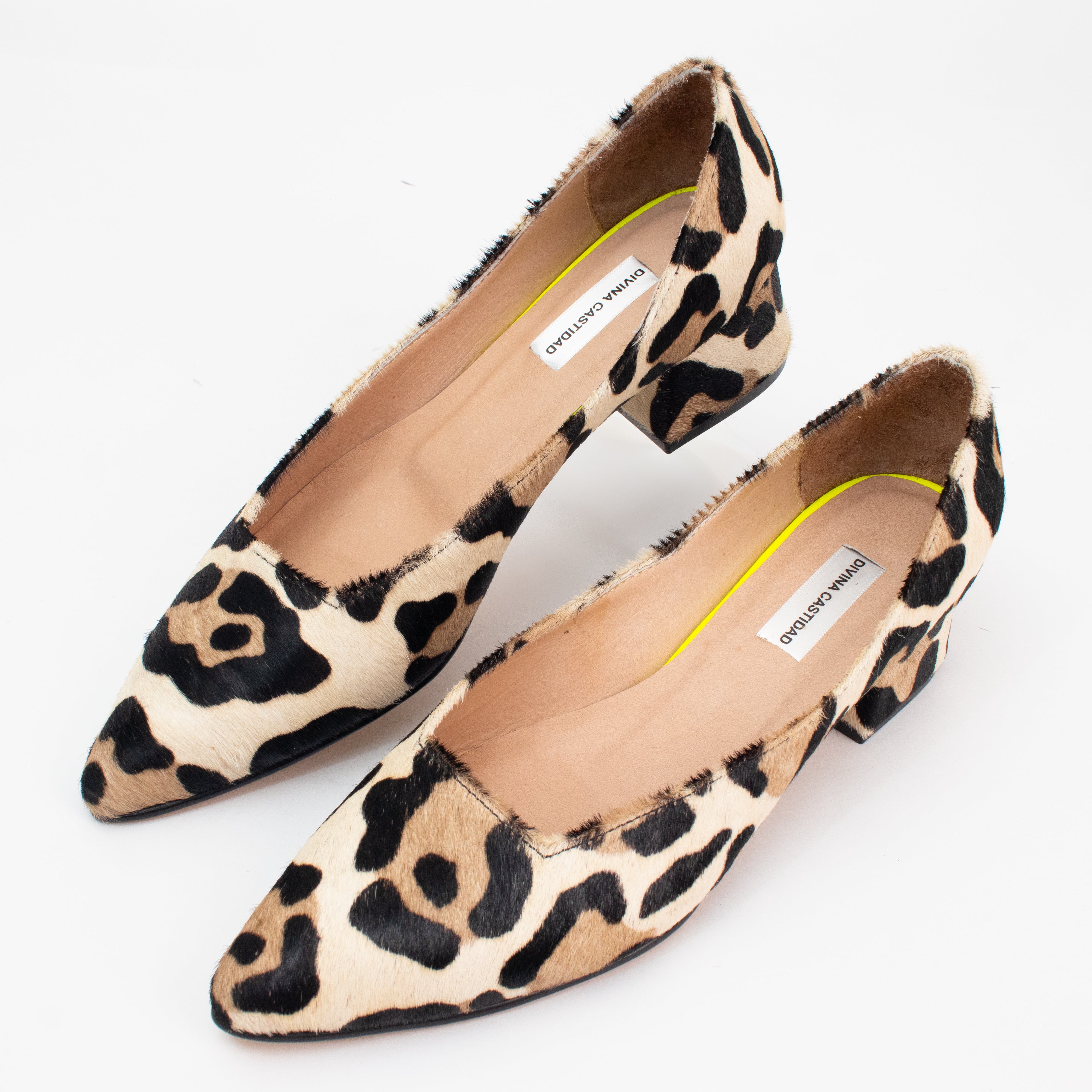 Midi Heels Jaguar Pelo