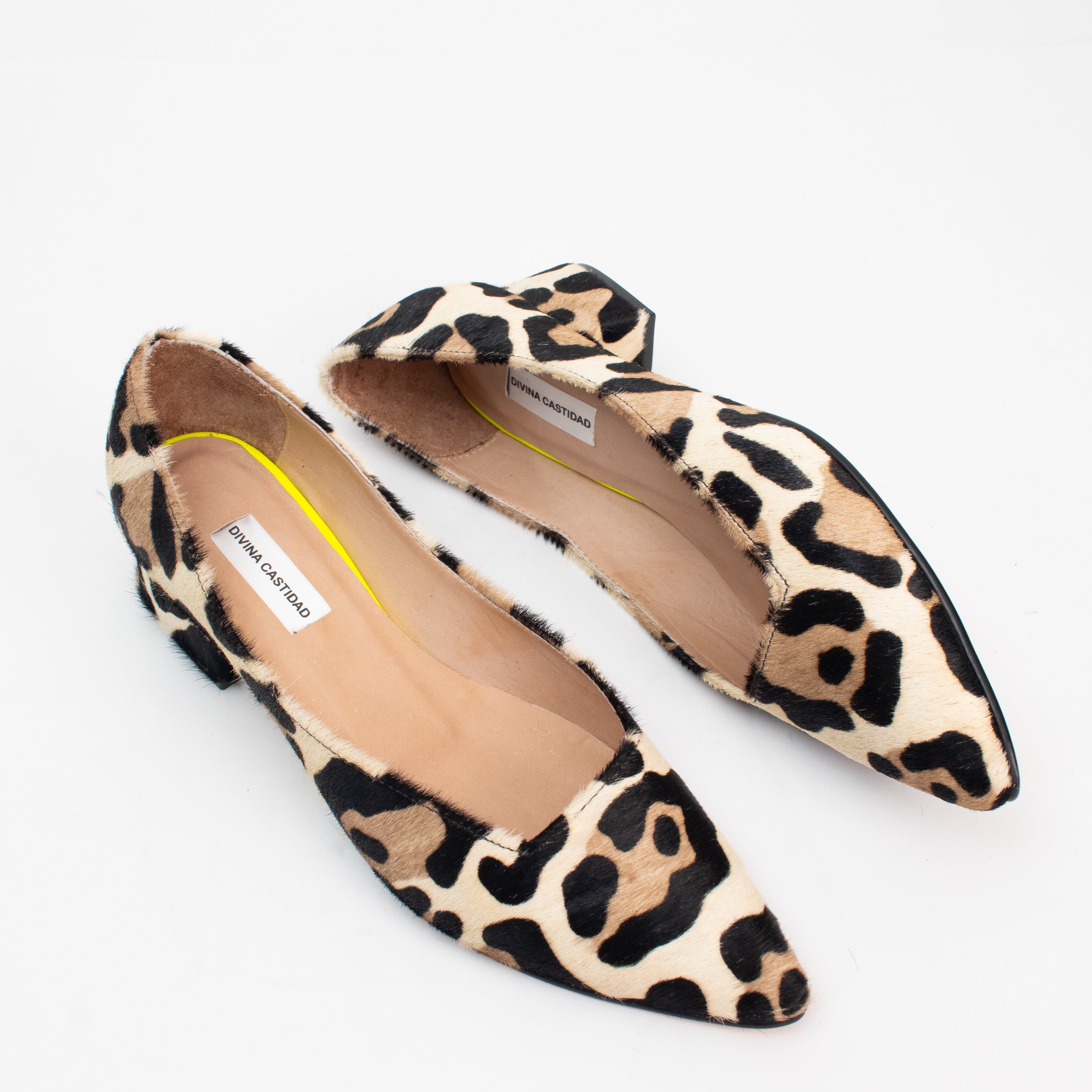 Midi Heels Jaguar Pelo
