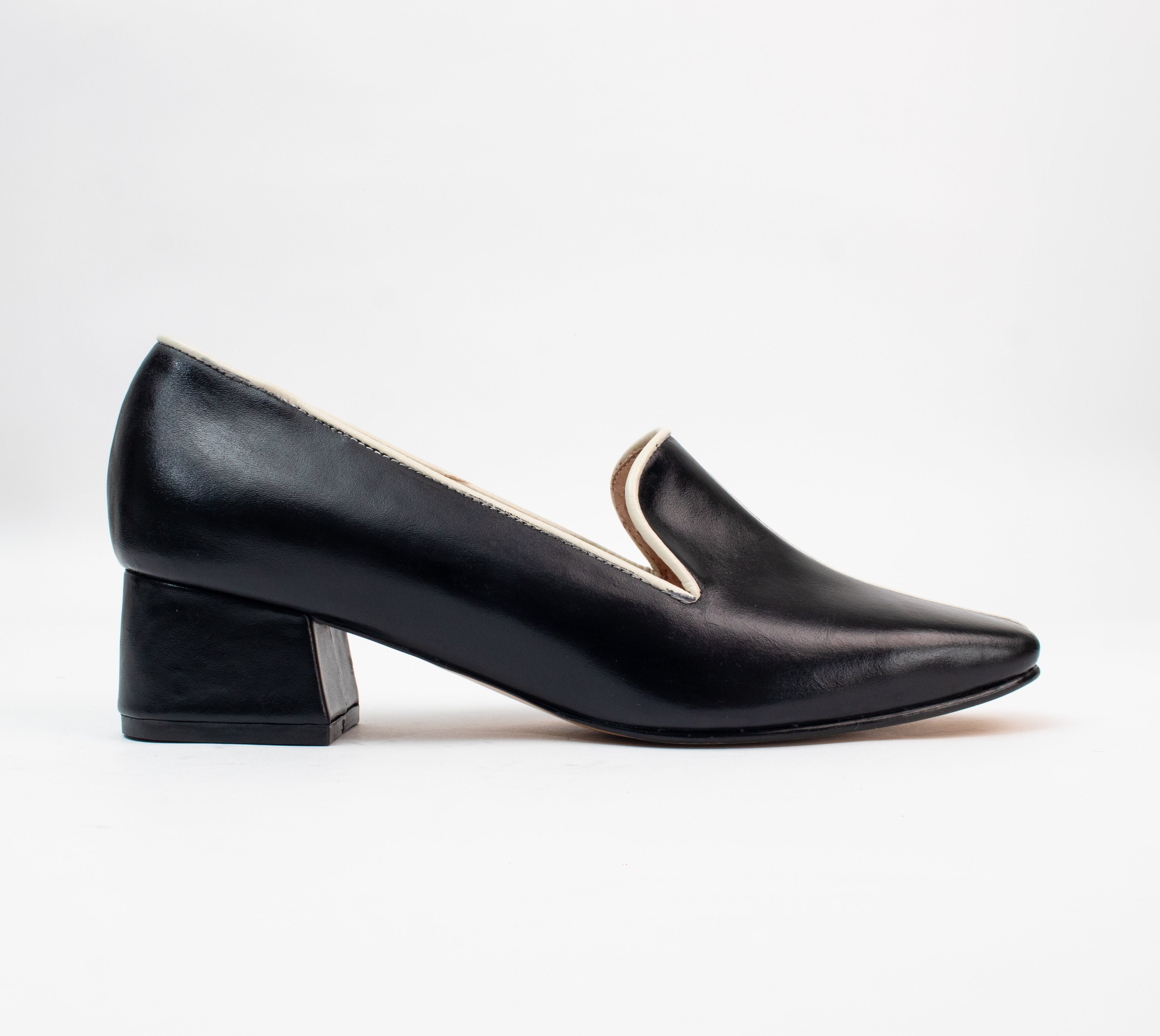 LOAFERS - negro x blanco