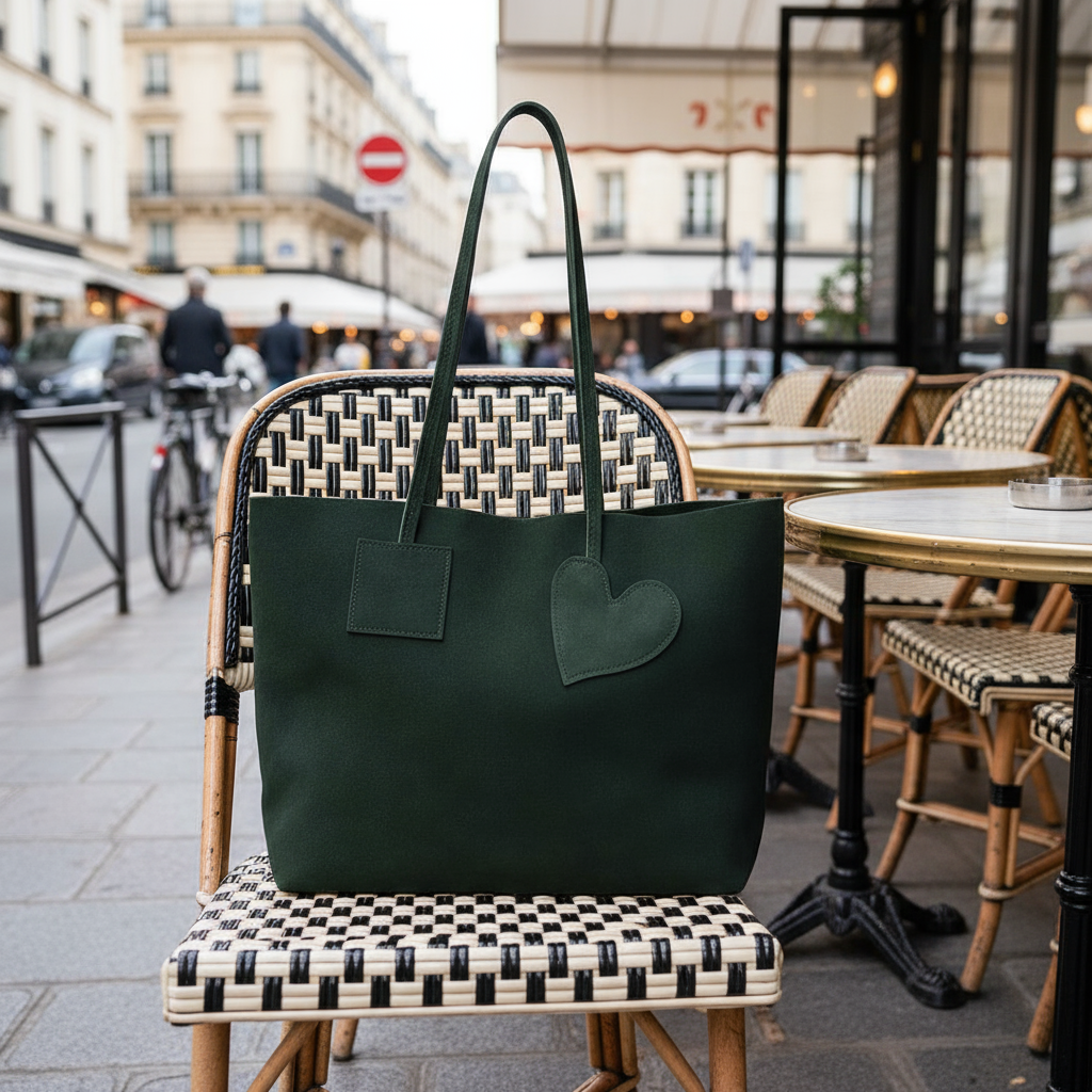 MARKET bag MIDI - VERDE BOTELLA