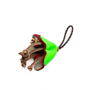 Green + Red Orchid Charm