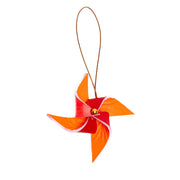 Red Windmill Charm + Handle