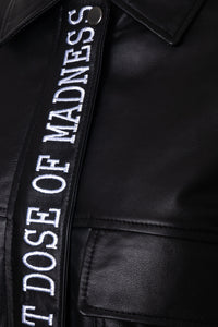 BOMBER jacket - BLACK - the PERFECT dose OF madness - DIVINA CASTIDAD