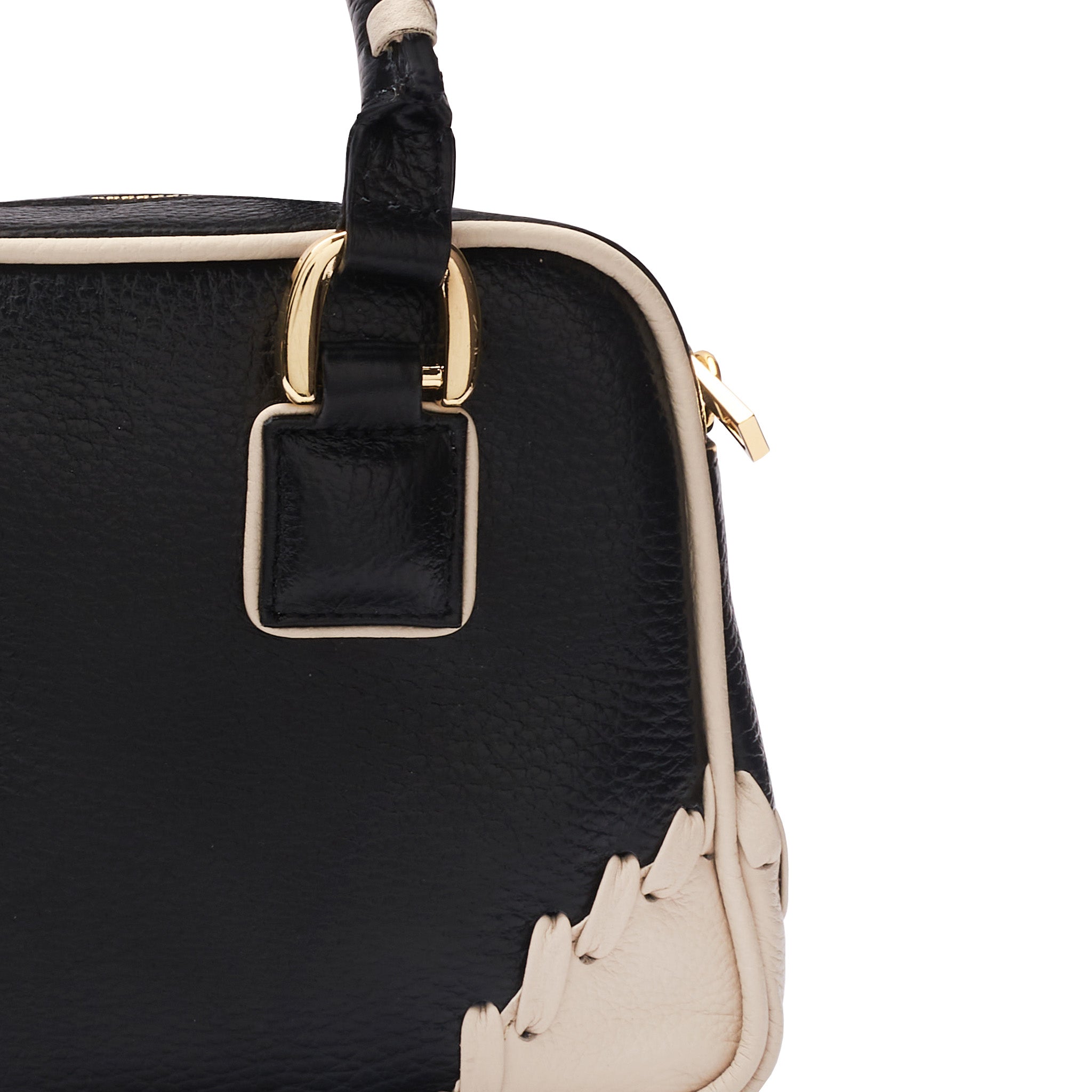 Dr Bag Micro  - Black X Beige