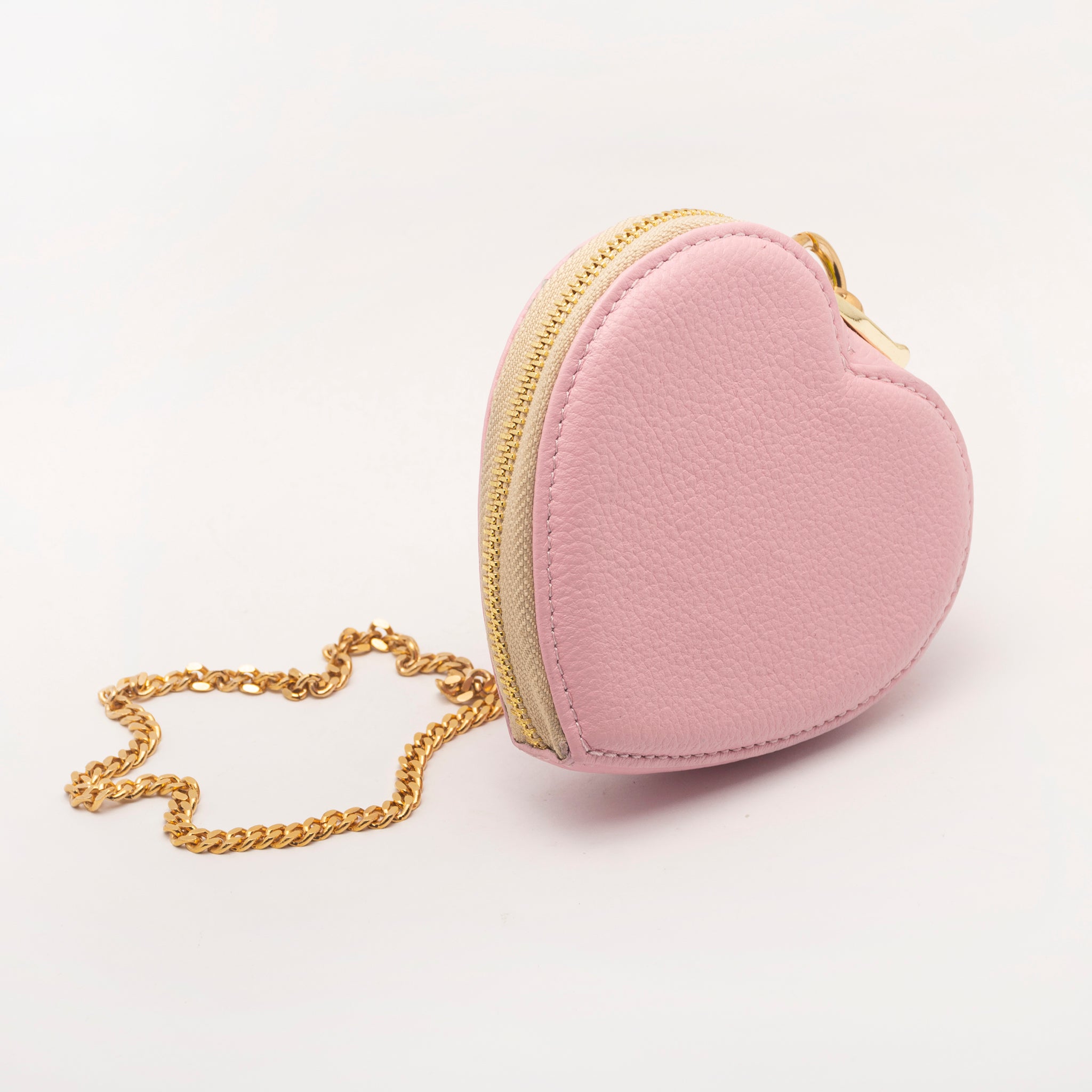 micro HEART - crossbody BAG - rosa BARBIE - - DIVINA CASTIDAD