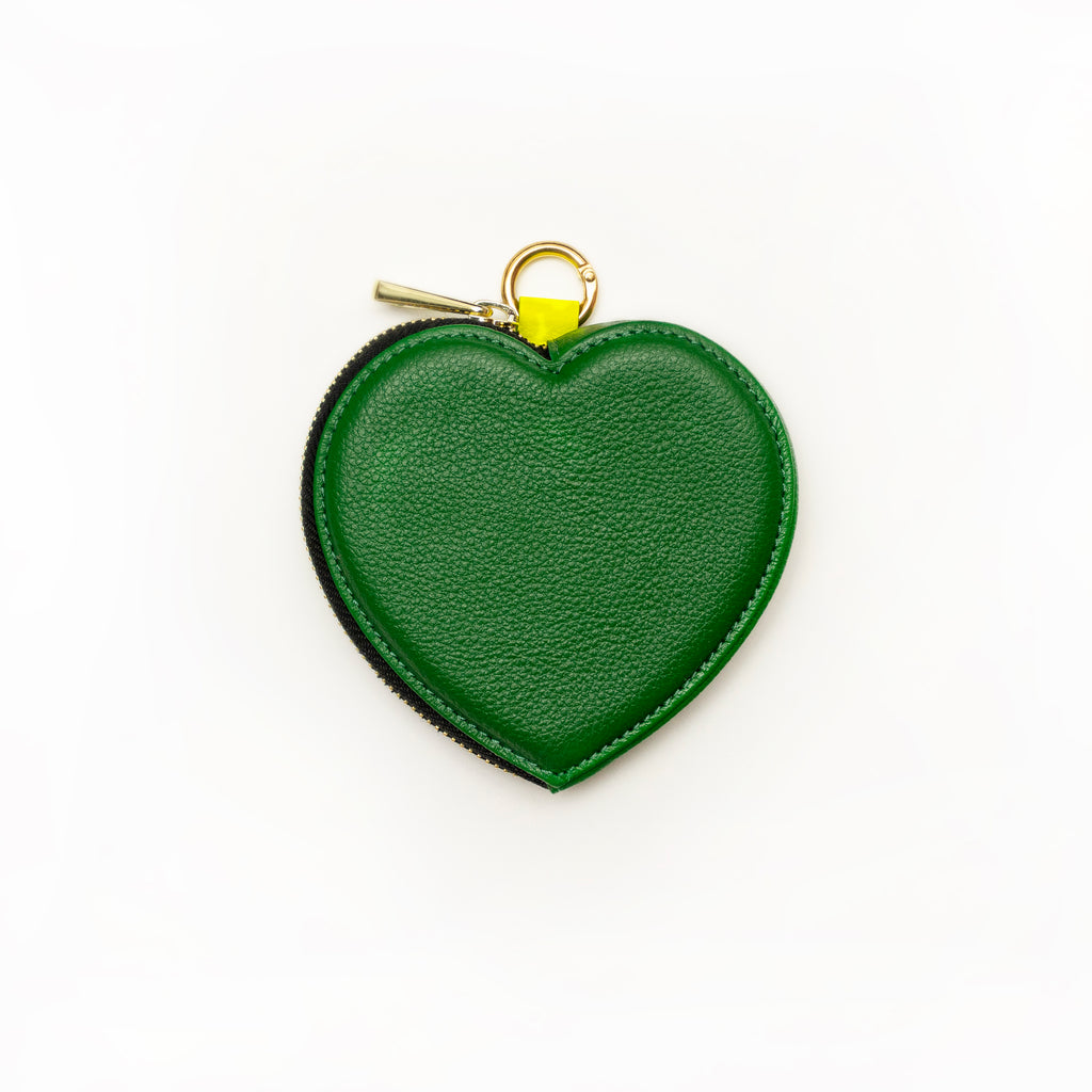 micro HEART - crossbody BAG - verde TRÉBOL - DIVINA CASTIDAD