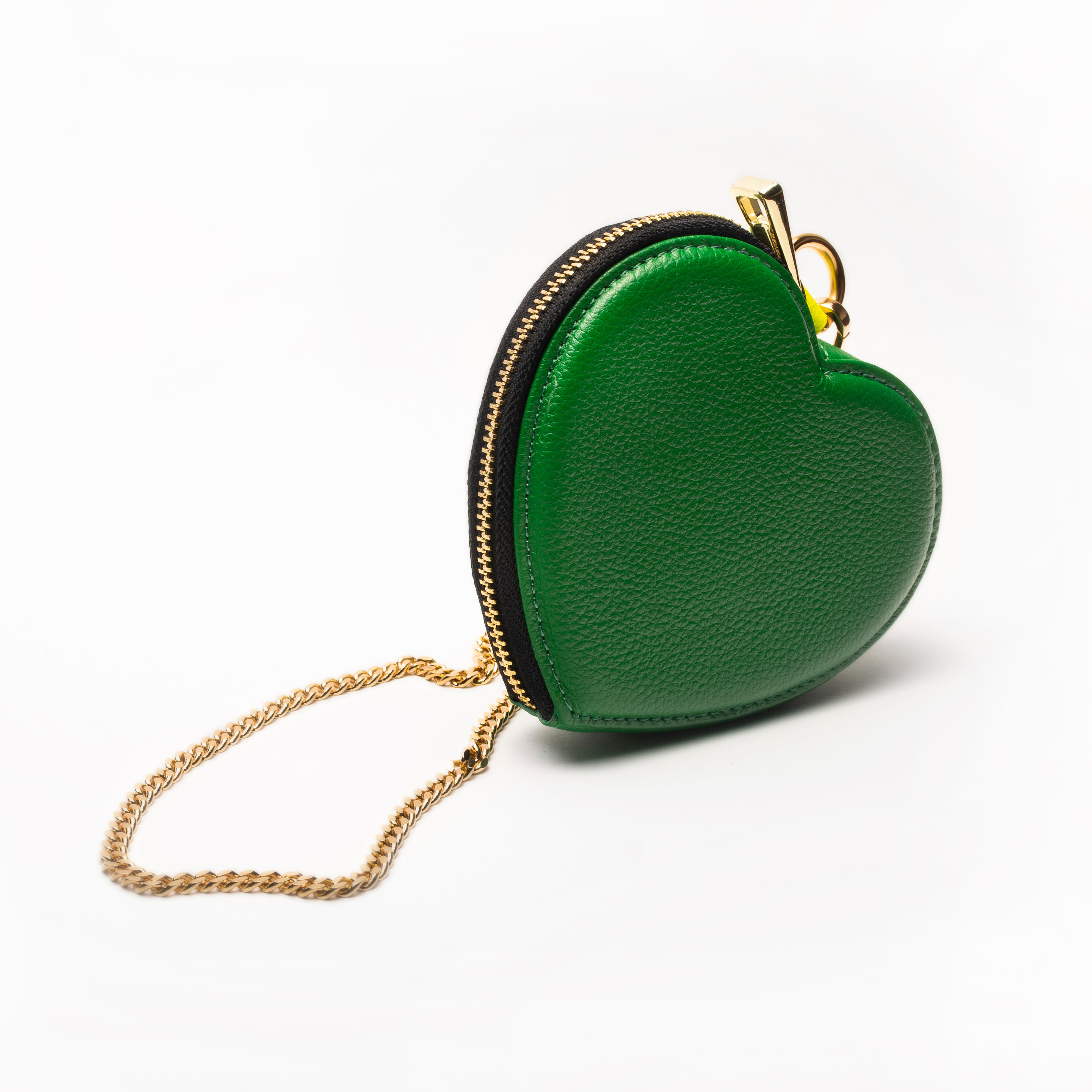 micro HEART - crossbody BAG - verde TRÉBOL - DIVINA CASTIDAD
